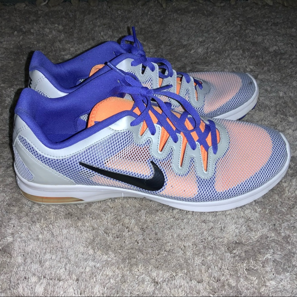 Nike Air Max Purple Orange and White- Size 10.5